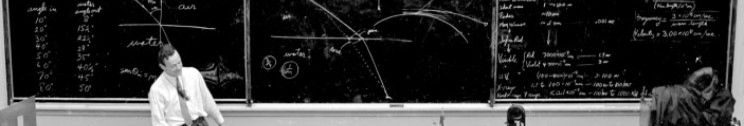 A lecture hall blackboard